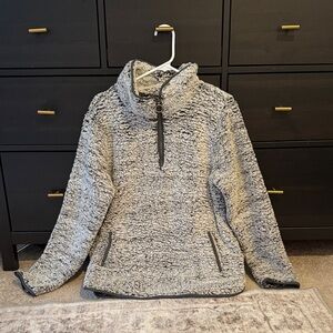 Thread & Supply Charcoal Sherpa Jacket